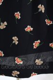画像4: Jane Marple Dans Le Salon / Floating flowers dirndl skirt  ネイビー H-25-04-07-011-JM-SK-KB-ZH (4)