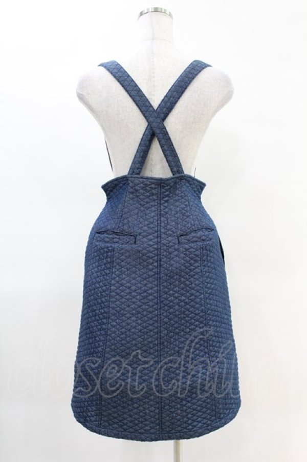 画像2: Candy Stripper / DENIM QUILT SKIRT M ブルー H-25-04-07-014-PU-SK-KB-ZH (2)