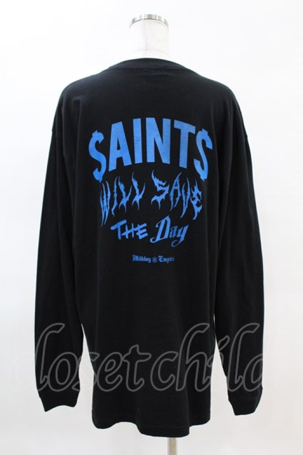 画像2: MILKBOY / SAINT L.S. TEE  ブラック H-25-04-07-031-MB-TO-KB-ZH (2)