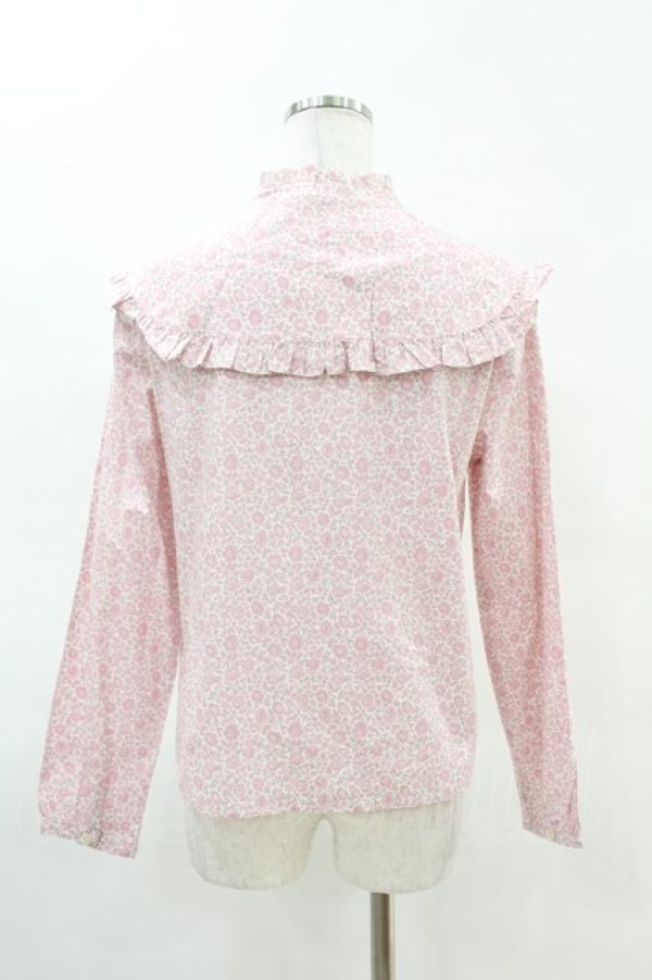 画像2: Jane Marple Dans Le Salon / D’anjo coast cape blouse  ピンク H-25-04-07-034-JM-BL-KB-ZH (2)