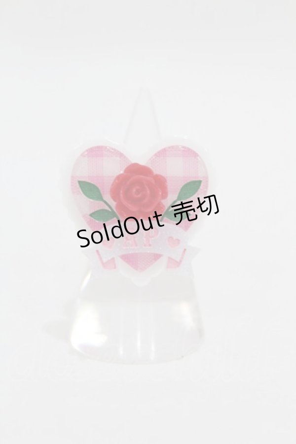 画像1: Angelic Pretty / Be My Valentineリング  ピンク H-25-04-08-041-AP-AC-NS-ZH (1)