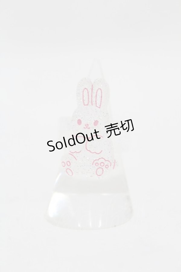 画像1: Angelic Pretty / Gummy Bunnyリング  シロ H-25-04-08-044-AP-AC-NS-ZH (1)