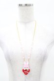 画像2: Angelic Pretty / Little Bunny Strawberryネックレス  ピンク H-25-04-08-051-AP-AC-NS-ZH (2)
