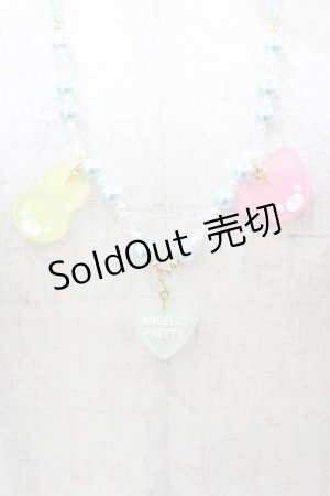 画像: Angelic Pretty / Happy Garlandネックレス  サックス H-25-04-08-052-AP-AC-NS-ZH