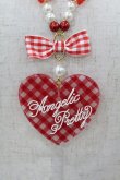 画像1: Angelic Pretty / Lovelyギンガムネックレス  レッド H-25-04-08-054-AP-AC-NS-ZH (1)