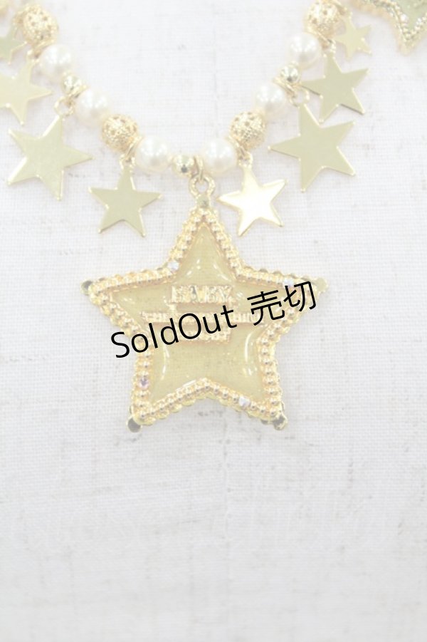 画像1: BABY,THE STARS SHINE BRIGHT / 天体のHarmonia お星様ネックレス  ゴールド H-25-04-08-055-BA-AC-NS-ZH (1)