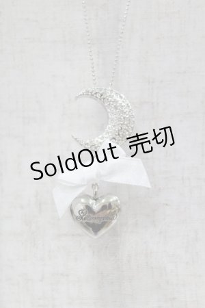 画像: metamorphose / ムーン&ハートネックレス  シルバー H-25-04-08-057-ME-AC-NS-ZH