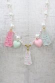 画像1: Angelic Pretty / Gummy Bunnyネックレス  ピンク/ミント H-25-04-08-059-AP-AC-NS-ZH (1)