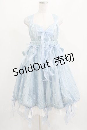 画像: Paltry Star Shine（海外ロリータブランド） / Bubble Jelleyfishジャンパースカート L サックス H-25-04-08-1001-GO-OP-NS-ZH