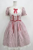 画像1: Angelic Pretty / Fancy Stripeワンピース Free レッド H-25-04-08-1026-AP-OP-NS-ZH (1)
