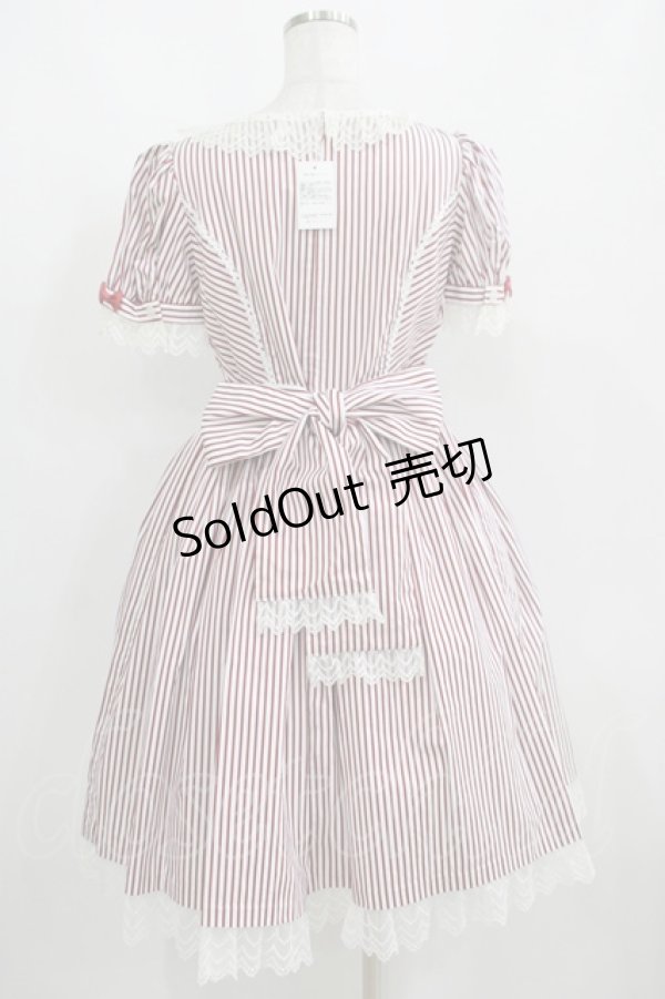 画像3: Angelic Pretty / Fancy Stripeワンピース Free レッド H-25-04-08-1026-AP-OP-NS-ZH (3)