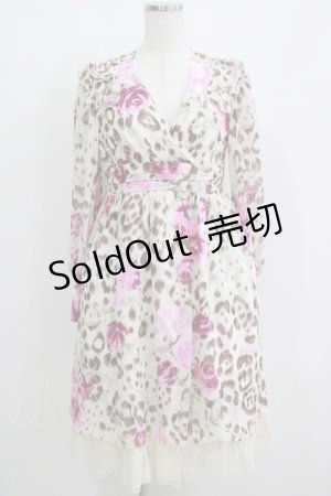 画像: JESUS DIAMANTE / ロイヤルワンピース 40 ヒョウ薔薇 H-25-04-08-1050-JE-OP-NS-ZH