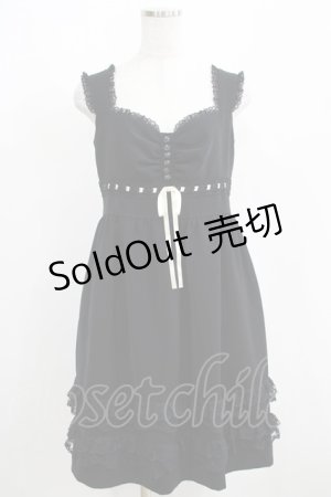 画像: JESUS DIAMANTE / シシリアワンピース 42 ブラック H-25-04-08-1053-JE-OP-NS-ZH