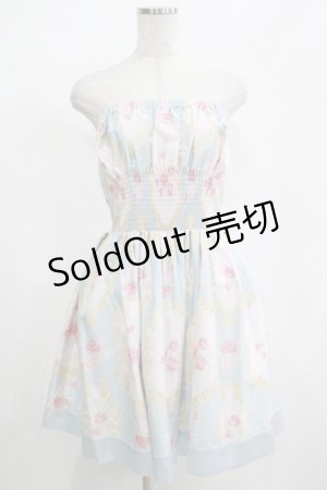 画像: JESUS DIAMANTE / スモッキングベアワンピース 40 新オーナメントサックス H-25-04-08-1058-JE-OP-NS-ZH