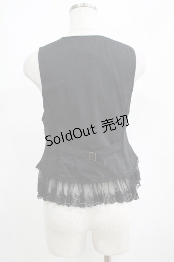 画像3: axes femme / レース切替ベスト M ブラック H-25-04-08-1064-AX-TO-NS-ZH (3)