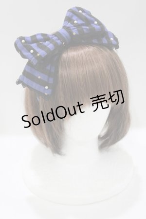 画像: metamorphose / Candy Star Rabbit リボンカチューシャ  ネイビー H-25-04-08-1071-ME-AC-NS-ZH
