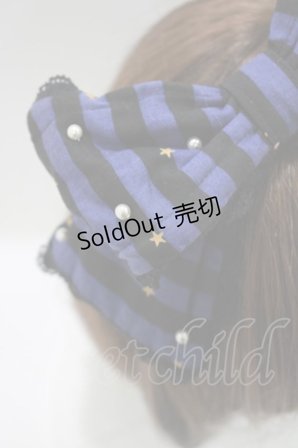 画像2: metamorphose / Candy Star Rabbit リボンカチューシャ  ネイビー H-25-04-08-1071-ME-AC-NS-ZH (2)