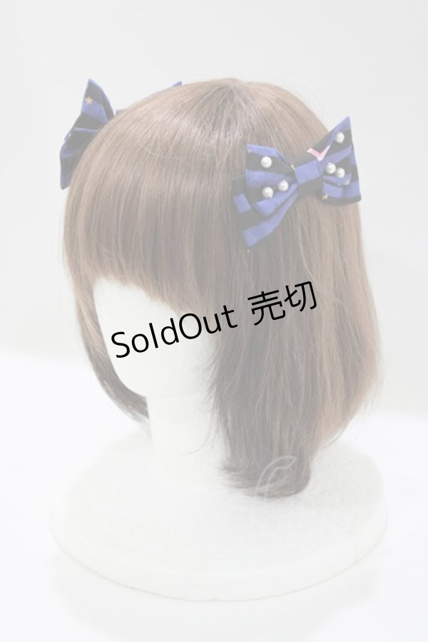 画像1: metamorphose / Candy Star Rabbitヘアコーム  ネイビー H-25-04-08-1072-ME-AC-NS-ZH (1)