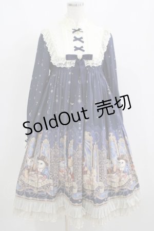 画像: Honey Honey（海外ロリータブランド） / Cats' Astrologyワンピース S ネイビー H-25-04-08-1022-EL-OP-NS-ZH