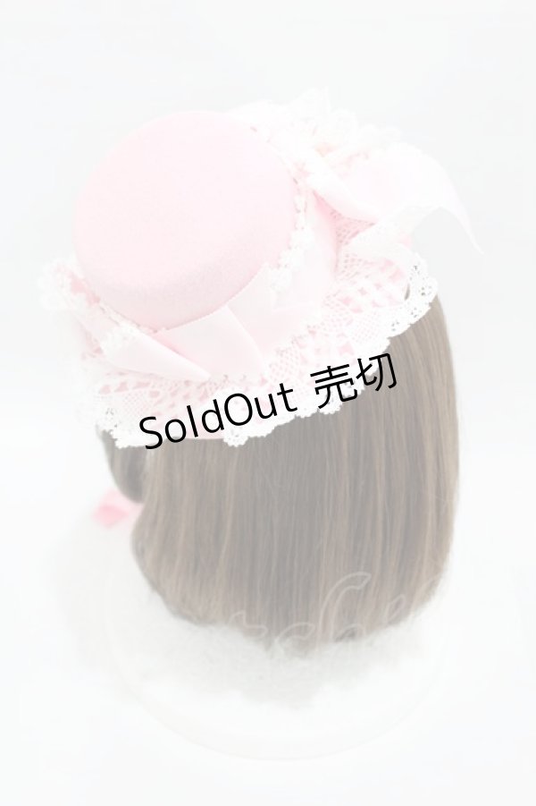 画像2: BABY,THE STARS SHINE BRIGHT / Strawberry Sweetheart Cakeミニハット  ピンク H-25-04-08-016-BA-AC-NS-ZH (2)