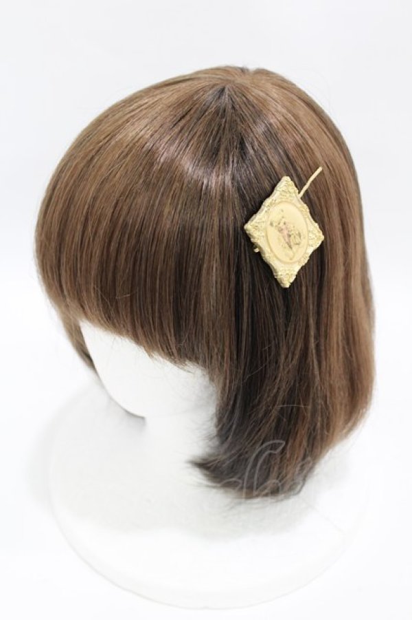 画像1: BABY,THE STARS SHINE BRIGHT / mon petit chouchouテディベアヘアピン  ゴールド H-25-04-08-023-BA-AC-NS-ZH (1)