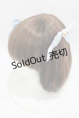 画像: BABY,THE STARS SHINE BRIGHT / Princess Lacy Bouquet リボンコーム  サックス H-25-04-08-025-BA-AC-NS-ZH