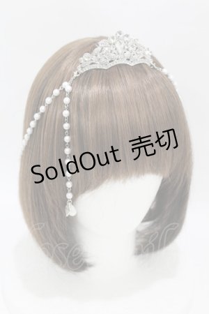 画像: metamorphose / パールチャーム付きティアラ  シルバー H-25-04-08-028-ME-AC-NS-ZH