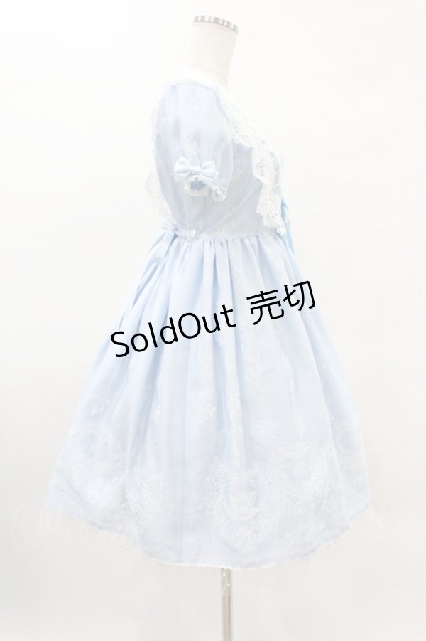 画像3: BABY,THE STARS SHINE BRIGHT / Sugar Rose Tea Timeプリントワンピース Free サックス H-25-04-08-002-BA-OP-NS-ZH (3)