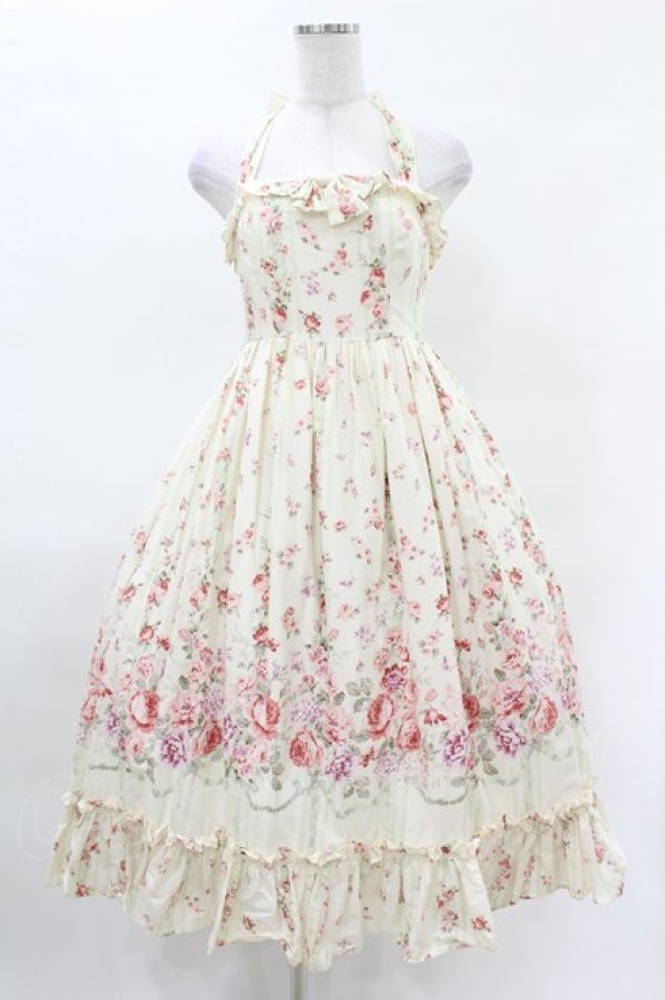 画像1: Victorian maiden / ローズガーデンロングドレス Free afternoon rose H-25-04-09-043-CL-OP-NS-ZH (1)