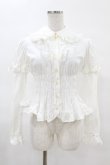 画像1: Angelic Pretty / リボンちゃんシャーリング付け袖ブラウス Free オフ H-25-04-09-055-AP-BL-NS-ZH (1)