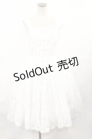 画像: metamorphose / ティアードジャンパースカート Free オフ H-25-04-09-1001-ME-OP-NS-ZH