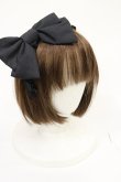 画像1: Angelic Pretty / シャンタンフリルPartyカチューシャ  ブラック H-25-04-09-1041-AP-AC-NS-ZH (1)