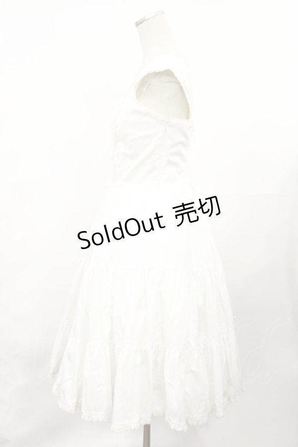画像2: metamorphose / ティアードジャンパースカート Free オフ H-25-04-09-1001-ME-OP-NS-ZH (2)