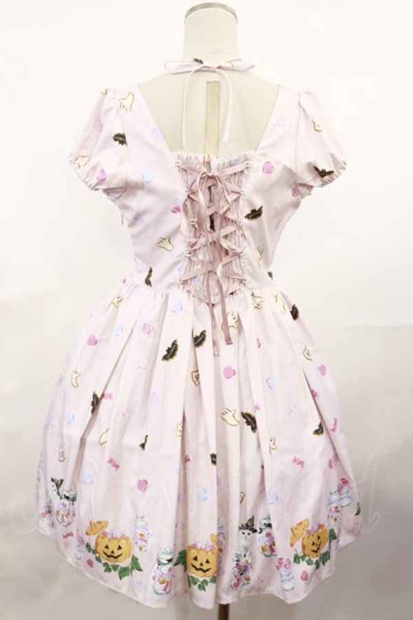 画像2: Ank Rouge / ハロウィンワンピース M ピンク H-25-04-09-1006-CA-OP-NS-ZH (2)