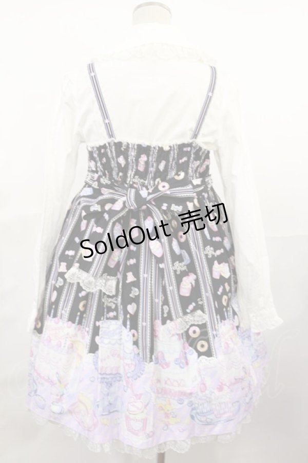 画像3: Angelic Pretty / Whip FactoryジャンパースカートSet Free ブラック H-25-04-09-1008-AP-OP-NS-ZH (3)