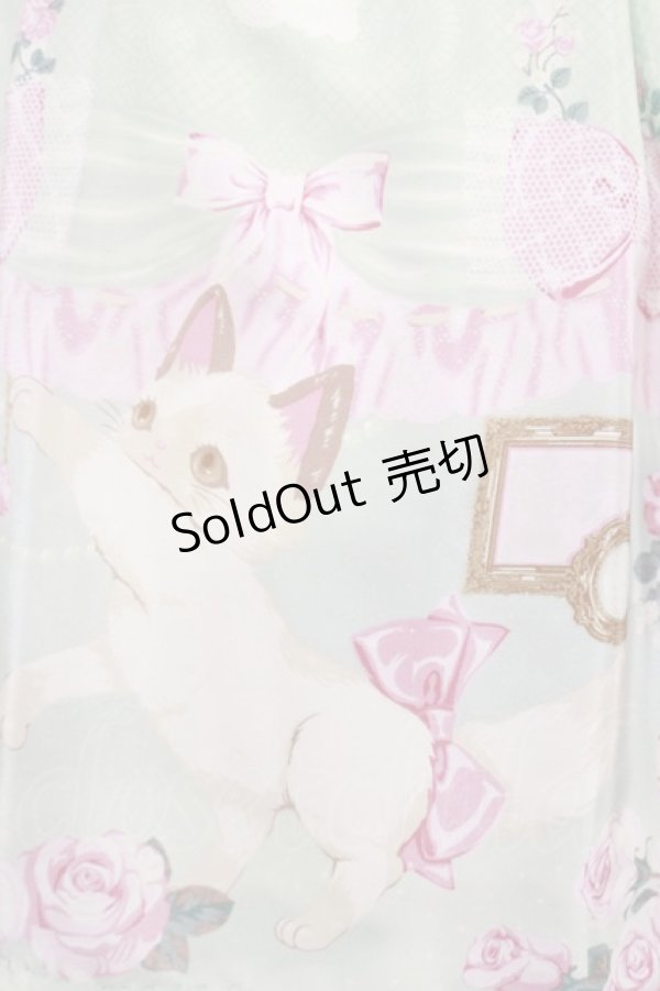 画像4: Angelic Pretty / Romantic Catワンピース Free ミント H-25-04-09-1011-AP-OP-NS-ZH (4)
