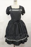 画像1: metamorphose / はしごレース半袖ワンピース Free ブラック H-25-04-09-1016-ME-OP-NS-ZH (1)
