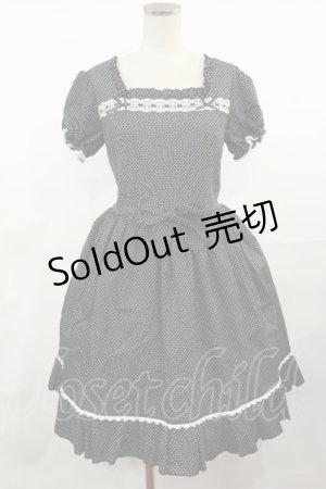 画像: metamorphose / はしごレース半袖ワンピース Free ブラック H-25-04-09-1016-ME-OP-NS-ZH