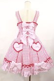 画像3: Angelic Pretty / ドキドキハートジャンパースカート  ピンク H-25-04-09-1002-AP-OP-NS-ZH (3)