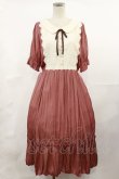 画像1: axes femme / シアーストライプワンピース M ピンク H-25-04-09-1024-AX-OP-NS-ZH (1)