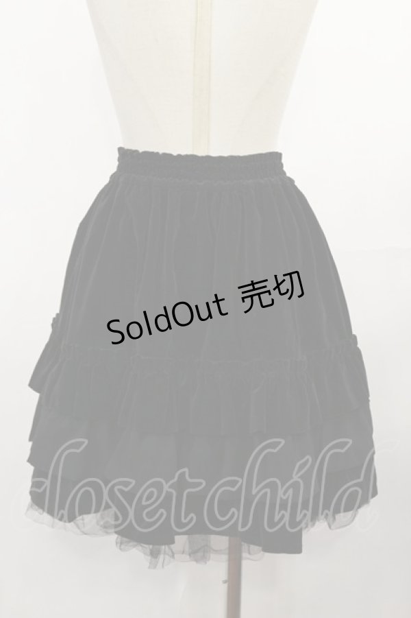 画像2: Heart E / 別珍スカート  ブラック H-25-04-09-1035-LO-SK-NS-ZH (2)