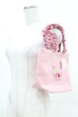 画像2: Maison de FLEUR / Marroncreamフリルハンドルトート  ピンク H-25-04-09-001-LO-BG-NS-ZH (2)