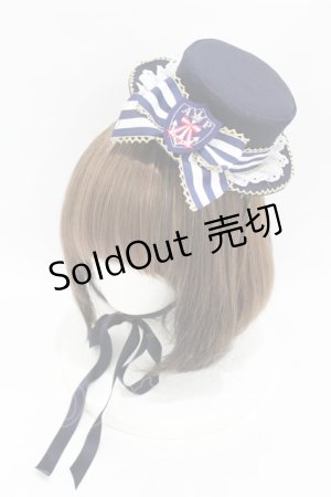画像: Angelic Pretty / Cutie MarineミニHat  ネイビー H-25-04-09-015-AP-AC-NS-ZH