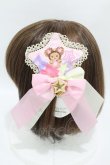 画像2: BABY,THE STARS SHINE BRIGHT / くみゃちゃんのキラキラMilky Way柄バレッタ  ピンク H-25-04-09-016-BA-AC-NS-ZH (2)