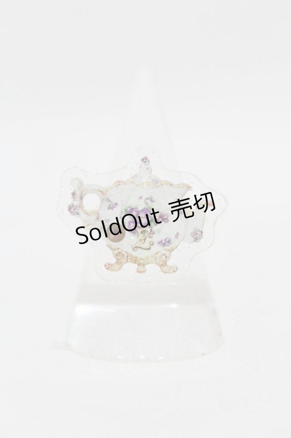 画像1: Enchantlic Enchantilly / Dolled Up Ring〜すみれのティーポット〜 Free ゴールド H-25-04-09-020-LO-AC-NS-ZH (1)
