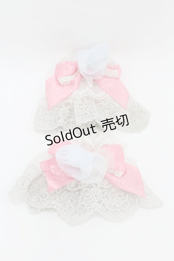 画像1: BABY,THE STARS SHINE BRIGHT / La Chasse aux Papillons 蝶々を追って迷い込んた お花畑へ レースお袖とめ  ピンク H-25-04-09-021-BA-ZA-NS-ZH (1)
