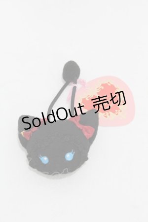 画像: BABY,THE STARS SHINE BRIGHT / ねこくみゃちゃんヘアゴム  ブラック H-25-04-09-022-BA-AC-NS-ZH