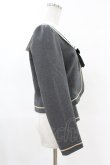画像3: Innocent World / セーラー刺繍ジャケット M グレー H-25-04-09-027-IW-JA-NS-ZH (3)
