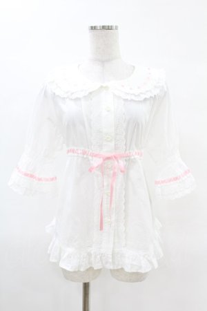 画像: BABY,THE STARS SHINE BRIGHT / Cheerful Cherryブラウス Free オフ/ピンク H-25-04-09-030-BA-BL-NS-ZH