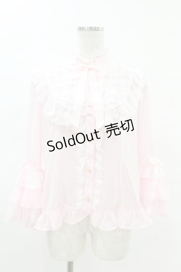 画像1: Angelic Pretty / Princessメリロットブラウス Free ピンク H-25-04-09-032-AP-BL-NS-ZH (1)